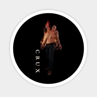 "Crux" Tested By Fire! Horror Icon Bill Oberst Jr. Licensed Merch: Grief/Recovery Magnet